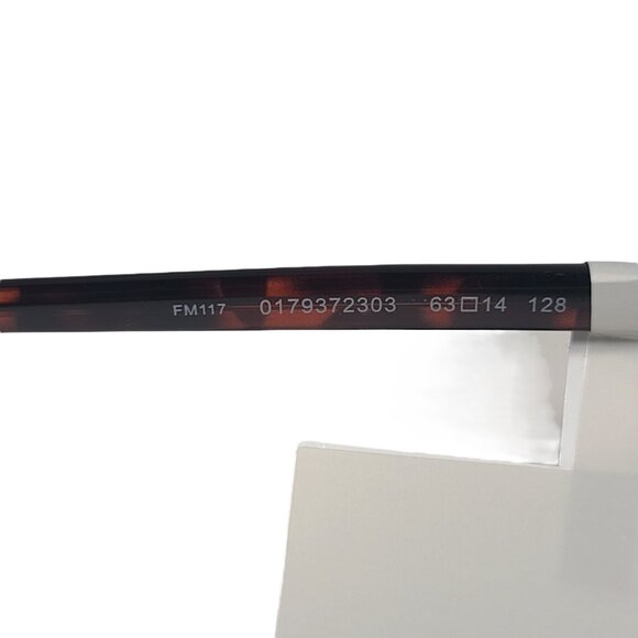 Fossil Aviator Sunglasses Brown Frame Brown Lens UV 63-14-128 FM117 Unisex - Picture 9 of 9